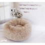 Cama para Cão e Gato de Pelúcia Macia Redonda a Melhor Caminha Confortável para Pets