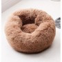 Cama para Cão e Gato de Pelúcia Macia Redonda a Melhor Caminha Confortável para Pets